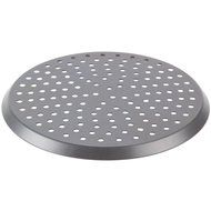 American Metalcraft CAR17HCP 17&quot; Perforated Hard Coat Anodized Aluminum CAR Pizza Pan