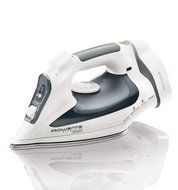 Rowenta DW2070 Effective Comfort 1600-Watt Steam Iron Stainless Steel Soleplate with Auto-Off, 300-Hole, Blue N3