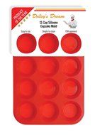 Best Silicone Cupcake Muffin Mold by Daisy&#039;s Dream - 12 Cups Silicone Pan / Baking Tray - Easy to Use - Simple... N3