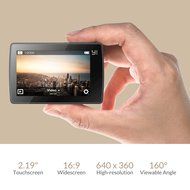 YI 4K Action Camera with Selfie Stick &amp; Bluetooth Remote (US Edition) Night Black N39