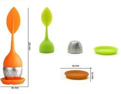Loose Leaf Tea Infuser / Tea Strainer / Tea Filter / Tea Steeper / Tea Holder / Herbal Spice Infuser (Blue/Red)