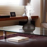 SMALI 300ml Aromatherapy Essential Oil Diffuser, Wood Grain, 7 Colors Changing LED Night Light for Office Home... N8