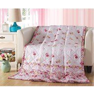 KAKA(TM) Home Comfortable Cotton Pure Pink Comforter for Summer Air-Conditioning Quilt 1PS(180-220cm) N8