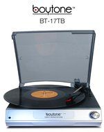 Boytone BT-17TB Full Size Turntable + 2 Built in Speakers &amp; Headphone Jack N2