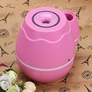 DZT1968 Ultrasonic Can flower arrangement Aroma LED Humidifier Air Diffuser Atomizer (Pink) N2