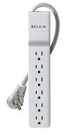 Belkin 8-Outlet Commercial Power Strip Surge Protector with 8-Foot Power Cord, 2500 Joules (BE108000-08-CM) N13