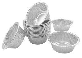 Foil Mini Baking Cups 2-5/8&quot; For Utility Ramekin Cup Mini Muffin, Cupcake, Custard Baking Bake Very Small 20 Pcs.