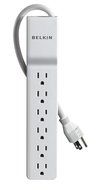 Belkin 8-Outlet Commercial Power Strip Surge Protector with 8-Foot Power Cord, 2500 Joules (BE108000-08-CM) N14