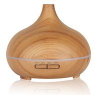 Essential Oils Diffuser, HUIRUI Aroma Cool Mist Ultrasonic Humidifier 300ml With 7 Colors Auto Change, Time Setting... N2