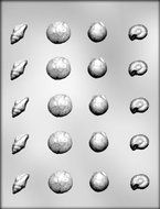 CK Products Small Seashells Chocolate Mold