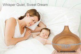Essential Oils Diffuser, HUIRUI Aroma Cool Mist Ultrasonic Humidifier 300ml With 7 Colors Auto Change, Time Setting... N6