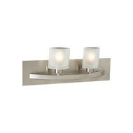 PLC Lighting 642 SN 2 Light Vanity, Wyndham Collection, Satin Nickel Finish by PLC Lighting