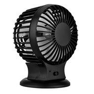 Extsud&reg; Rechargeable USB Desk Fan Powerful Airflow Personal Mini Fan, Small Table Fan with Pedestal, 2 Level Speed... N4