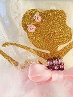 Ballerina Cake Topper - Cupcake Toppers