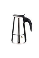 Home Basics EM00249 4 Cup Stainless Steel Espresso Maker, Silver,