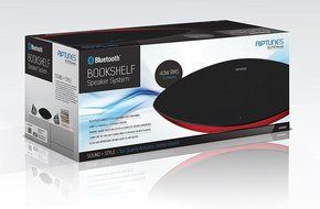 Riptunes AS-4000BTK Elite Bookshelf Bluetooth 40 W 2.1 Channel Speaker System, Black N17