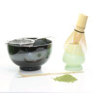 Matcha Tea Ceremony Start up Set (Black) N7