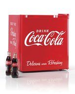 Nostalgia CRF170COKE Coca-Cola 1.7 Cubic-Foot Refrigerator with Freezer Compartment