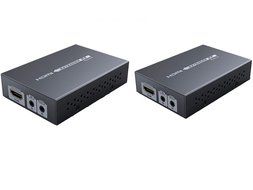 E-SDS 196ft HDBaseT HDMI Extender over Single CAT5E/6/7 Cable with Bi-directional IR Remote Support 4Kx2K, 3D,... N4