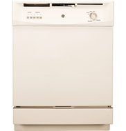 Ge DISHWASHERS 1029049 Standard Tub Built-In 24" Dishwasher, Bisque, 5 Cycles / 3 Options