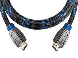 JINPIN HDMI Cable 12ft-blue is a Ultra High Speed HDMI ethernet cable.The 4k audio cable Support 1080P, 3D,4k,... N45
