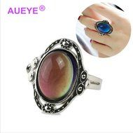 1 Pc New Mood Ring Changing Color Fashion Magic Adjustable Temperature Control N2