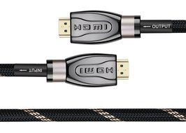 JINPIN HDMI Cable 12ft-blue is a Ultra High Speed HDMI ethernet cable.The 4k audio cable Support 1080P, 3D,4k,... N47