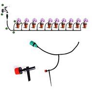 JIEPING Adjustable Widely Use Irrigation Kits Home Garden Watering System 15M &amp; 20Pcs Dripper N7