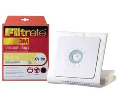 Filtrete Nutone CV-391 MicroAllergen Bags, 3 Bags Per Pack