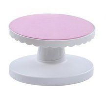Cake Decorating Turntable Rotating Revolving Kitchen Display Inclinable Stand 24cm