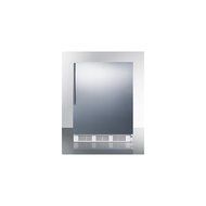 AccuCold VT65M7BISSHVADA 24&quot; ADA Compliant Upright Freezer with 3.5 cu. ft. Capacity Adjustable Thermostat One...