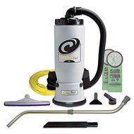 ProTeam Backpack Vacuum Cleaners 6 Quart AviationVac Commercial Vacuum Backpack with Xover Multi-Surface Telescoping...