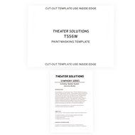 Theater Solutions TSS6W In Wall 6.5&quot; Speakers Surround Sound Home Theater Deluxe 3 Speaker Set TSS6W-3S
