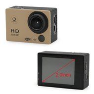 Besteye 2.0&quot; Full HD 12MP Sports Action Camera WIFI 1080P with 170&deg;A+ Wide Angle 30M Waterproof IR Remote White... N20