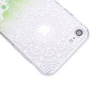 iPhone 7 Case, PHEZEN Henna Mandala Floral Design [Scratch Resistant] Clear TPU Bumper Case Soft Rubber Gel Silicone... N23