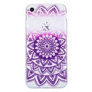iPhone 7 Case, PHEZEN Henna Mandala Floral Design [Scratch Resistant] Clear TPU Bumper Case Soft Rubber Gel Silicone... N25
