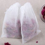 Wowlife 100pcs Disposable Empty Paper Tea Filter Decoction Medicine Bags Drawstring Seal Tea Bag N5
