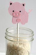 Farm Animal Cupcake Toppers Set of 12