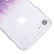 iPhone 7 Case, PHEZEN Henna Mandala Floral Design [Scratch Resistant] Clear TPU Bumper Case Soft Rubber Gel Silicone... N31