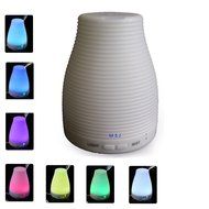 Essential Oil Diffuser 120ml,Aromatherapy Ultrasonic Cool Mist Aroma Humidifier with 7 Color LED Lights Changing... N7
