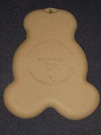 The Pampered Chef - 1991 Teddy Bear Cookie Mold - Family Heritage Collection