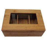 Bamboo Tea Box with Window