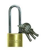 Guard Security 623LS Solid Brass Padlock with 1-1/4-Inch Long Shackle by Guard Security