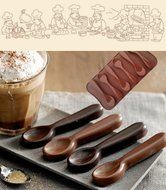 JEWSUN Silicone Spoon Chocolate Mold(set of 2)