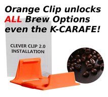 PureBlue Brew - Keurig Freedom Clip - Coffee Hack - Best Accessories - Works in ALL 2.0 Models including K200... N9