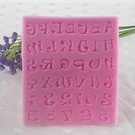 Sher Letter and Numbre Baking Fondant Cake Choclate Candy Mold,L11cmW9.8cmH0.7cm