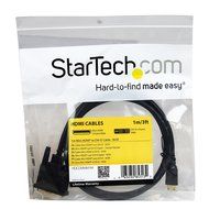 StarTech.com HDCDVIMM1M 1m Mini HDMI to DVI-D Cable 19 Pin HDMI (C) Male to DVI-D Male - 1920 x 1200 Video N5