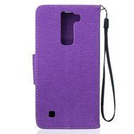LG K7 Case, LG K7 Wallet Case,PHEZEN Cute Bear Don&#039;t Touch My Phone Design PU Leather Wallet Case Stand Flip Case... N13