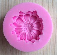 HSE Beautiful Flower Shape Fondant Cake molds soap chocolate mould for the kitchen baking