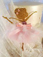 Ballerina Cake Topper - Cupcake Toppers N2